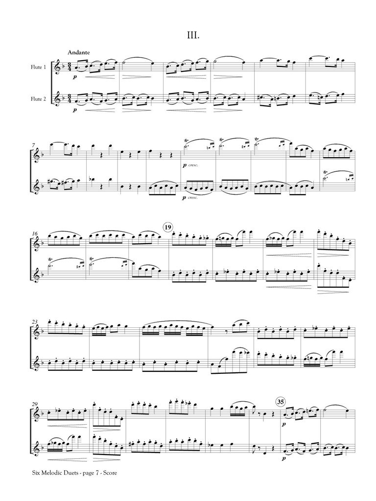 Six Melodic Duets