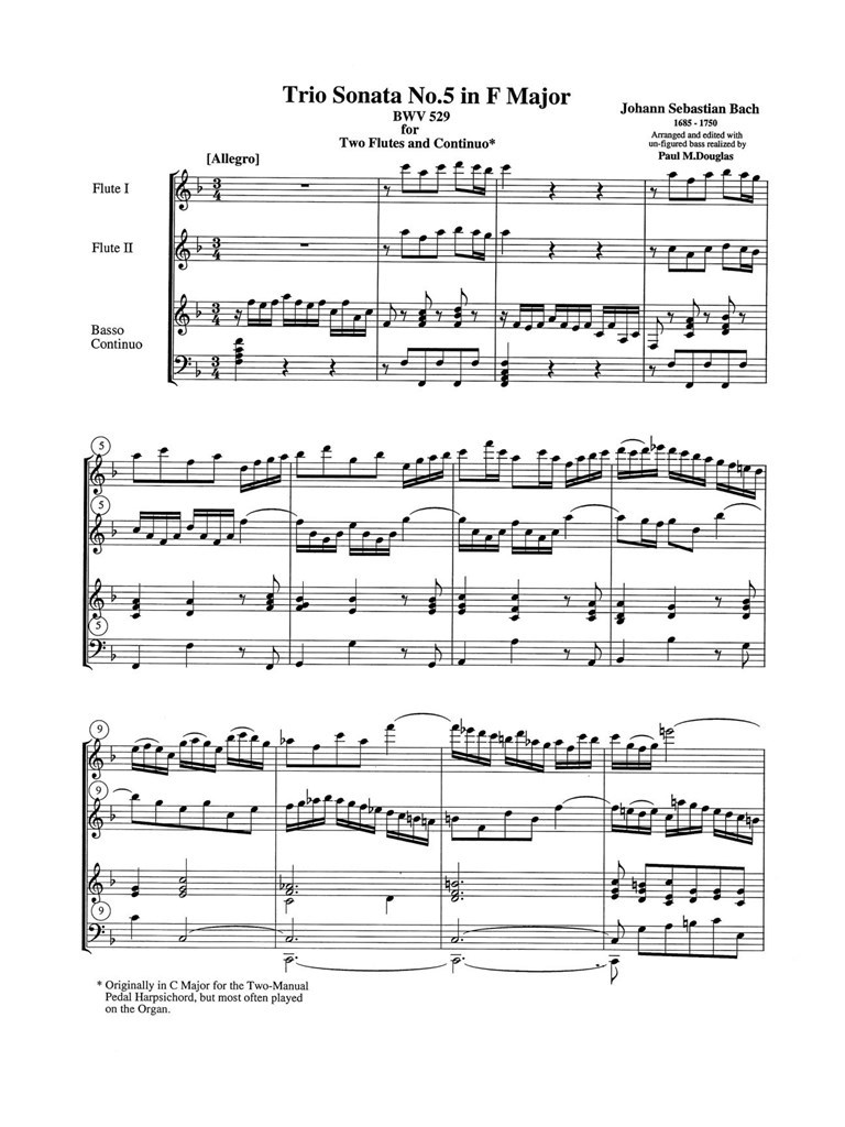 Six Trio Sonates, Vol. III