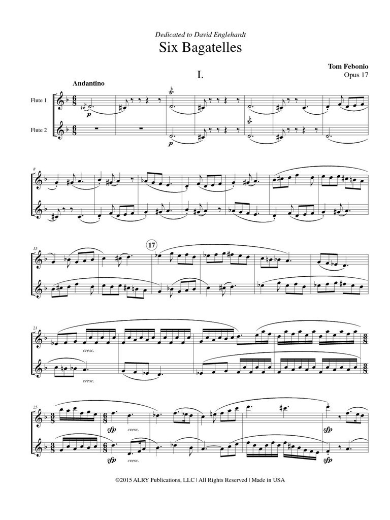 Six Bagatelles