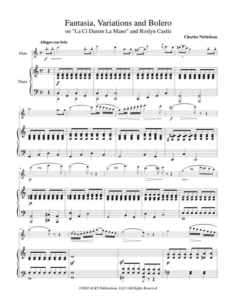 Fantasia No. 1, La Ci Darem La Mano