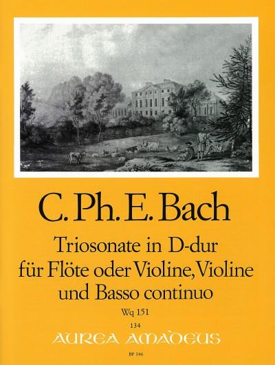 Trio Sonata In D Major Wq 151