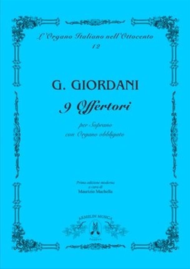 9 Offertori Per Soprano e Organo Concertato