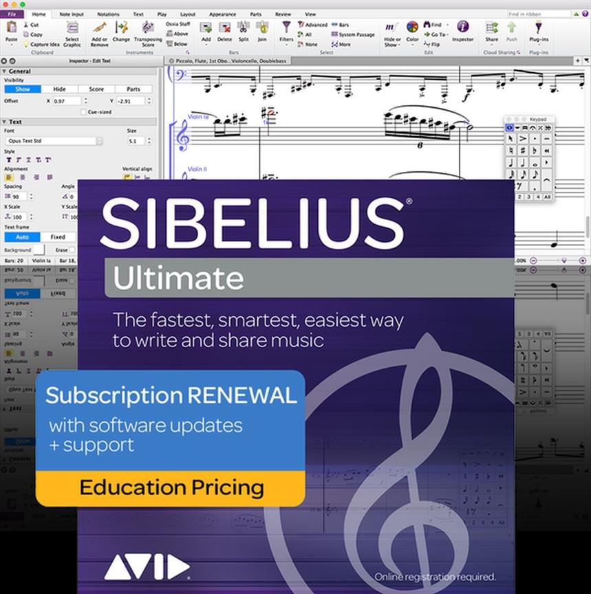 Sibelius Ultimate Trade-Up (Subscr, Edu User, ESD)