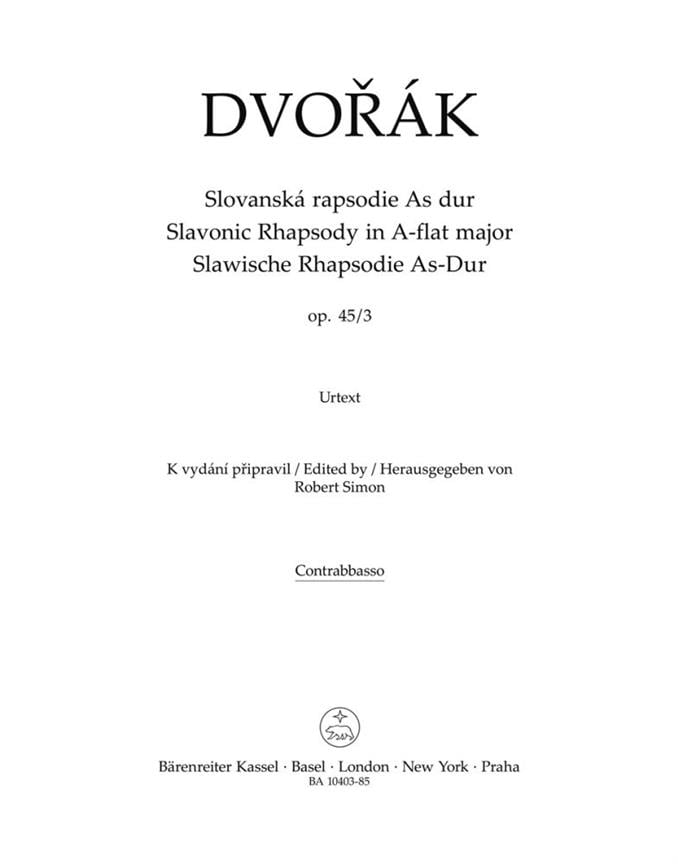 Slavonic Rhapsody A Flat Major