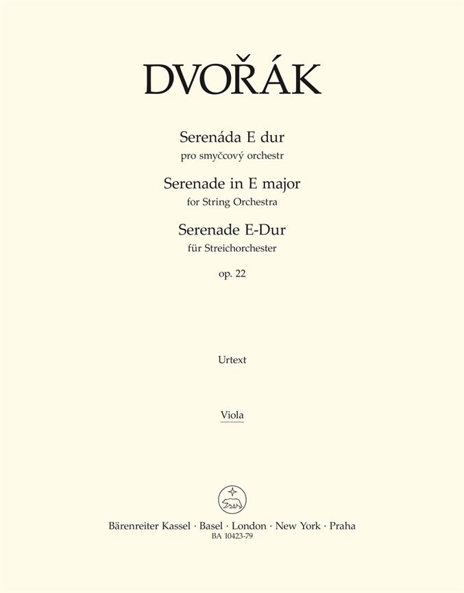 Serenade for String Orchestra E major op. 22