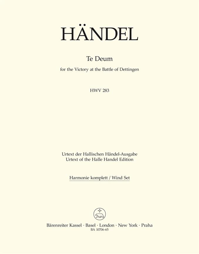 Te Deum for the Victory at the Battle of Dettingen