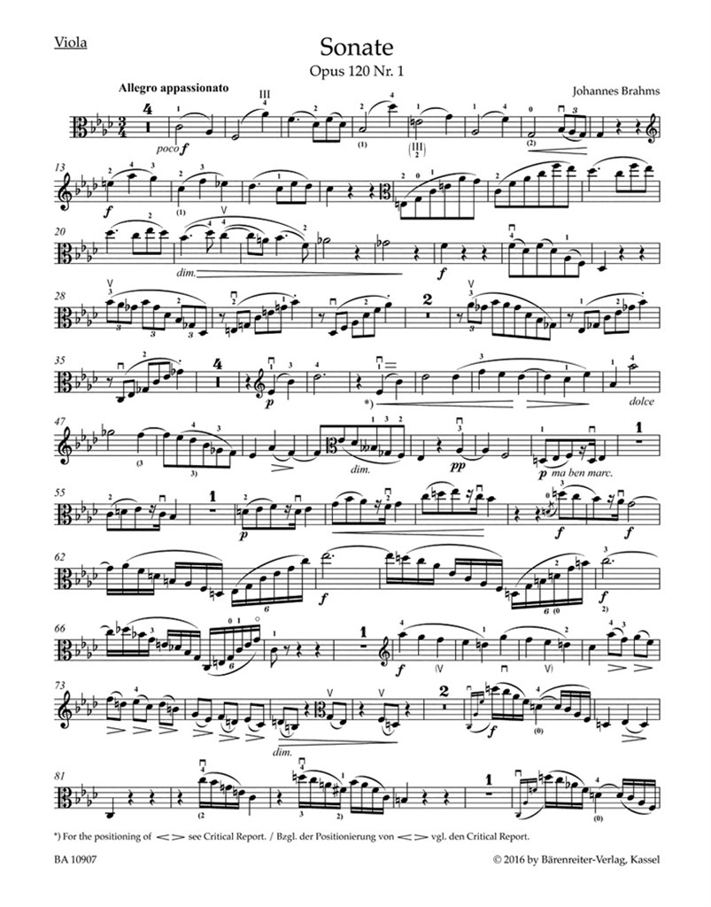 Sonatas in F minor and E-flat major op. 120