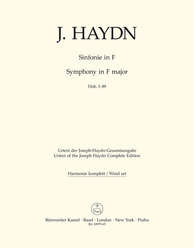 Symphony in F major Hob. I:89
