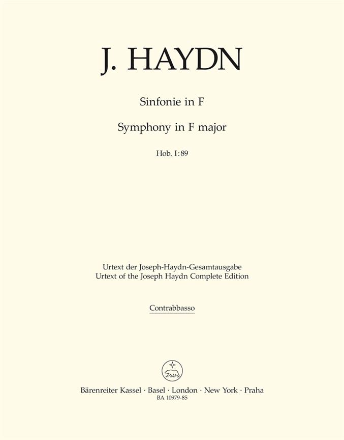 Symphony in F major Hob. I:89