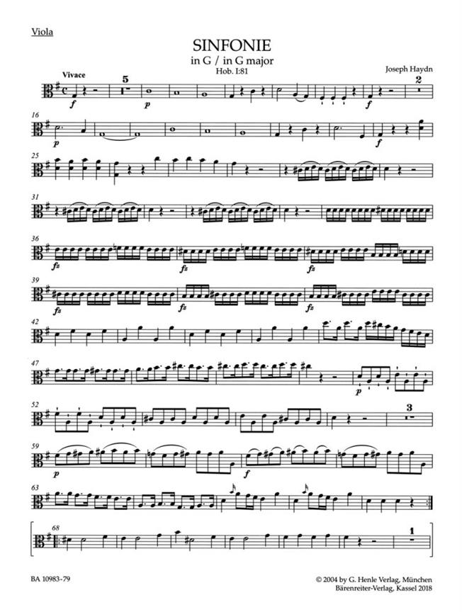 Sinfonie In G