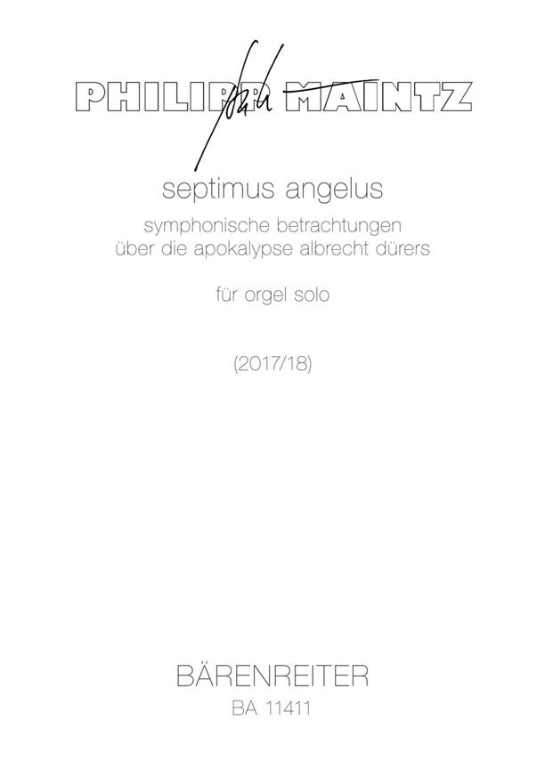 Septimus Angelus For Organ Solo
