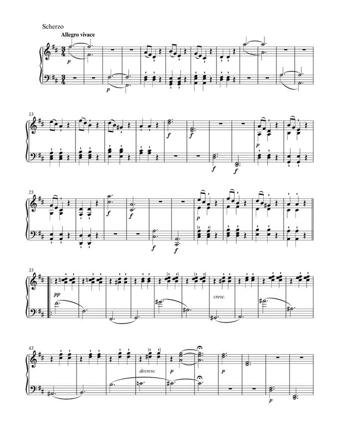Sonata for Pianoforte D major op. 28 Pastorale