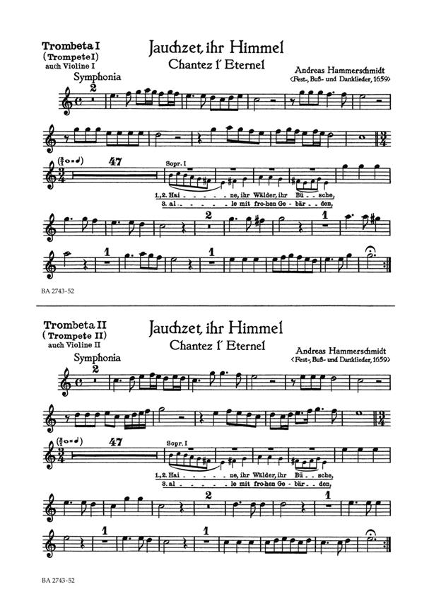 Jauchzet, ihr Himmel - Chantez lEternel