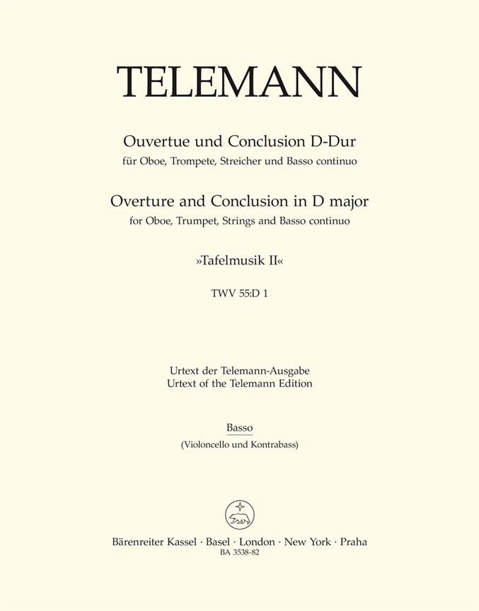 Ouverture und Conclusion aus Tafelmusik II