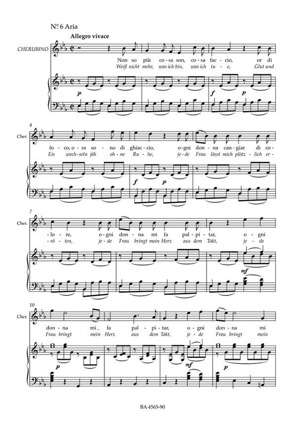Le nozze di Figaro (Die Hochzeit ds Figaro) KV 492