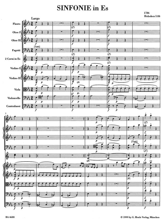 Symphonie 084 Es
