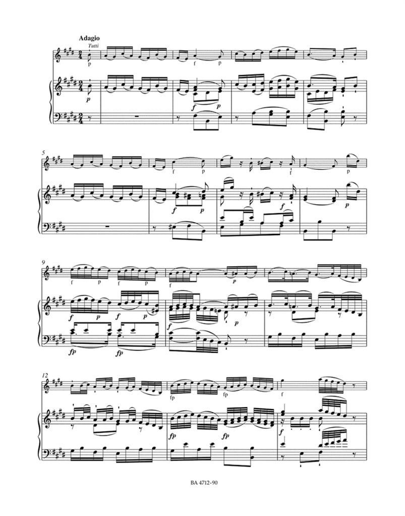 Violin Concerto 5 K219 Violin & Piano