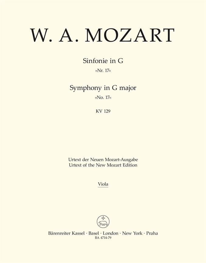 Symphony in G Major No. 17