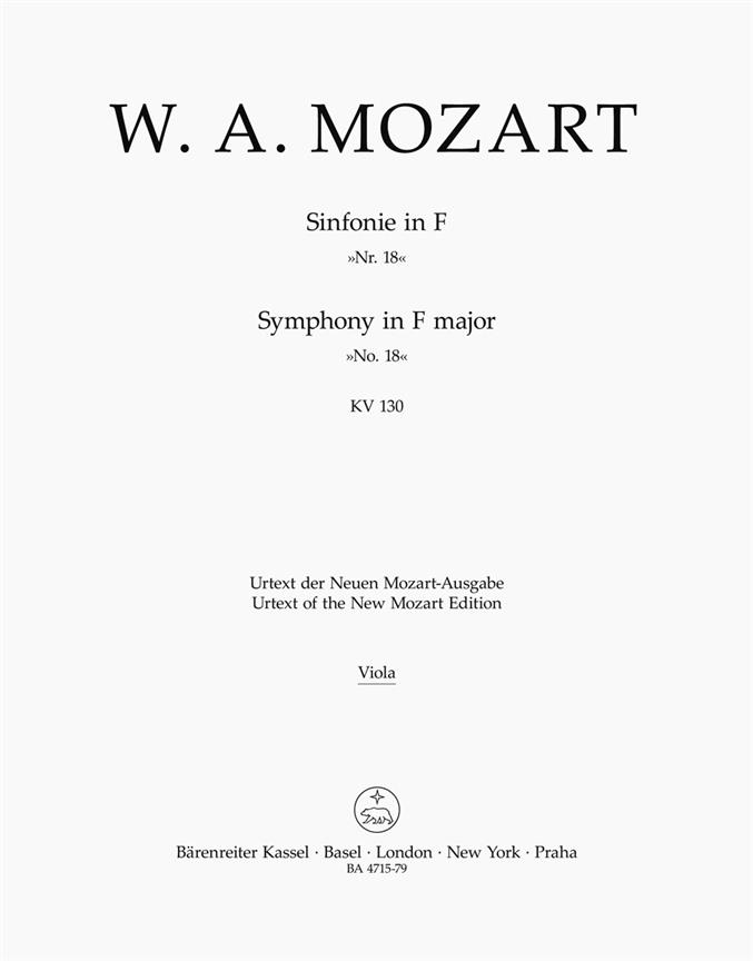 Symphony in F Major No. 18