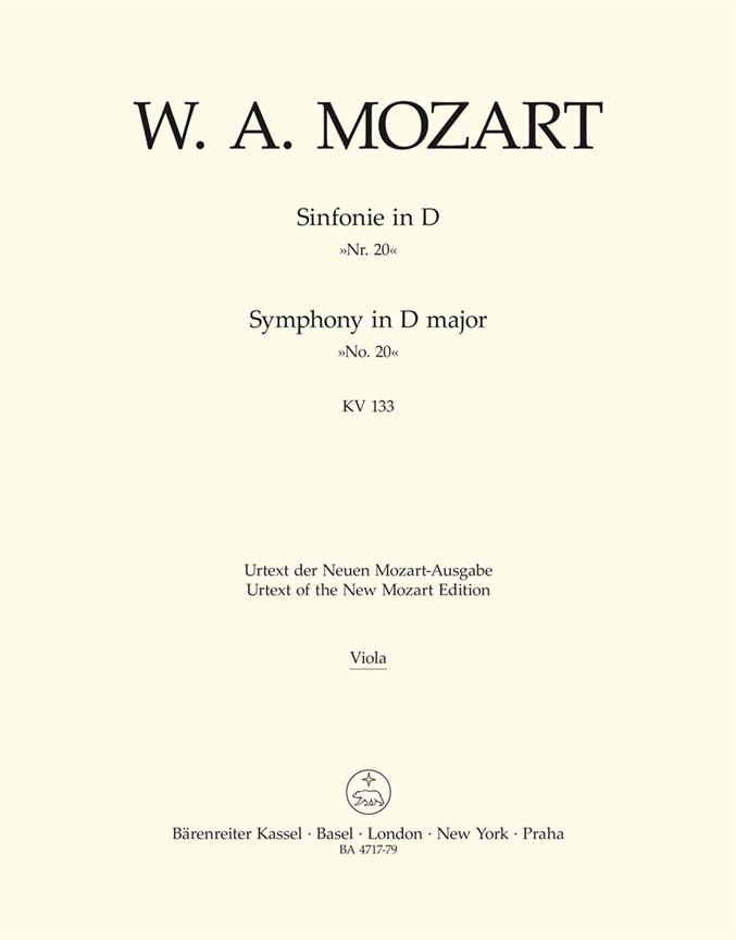 Symphony in D Major No. 20