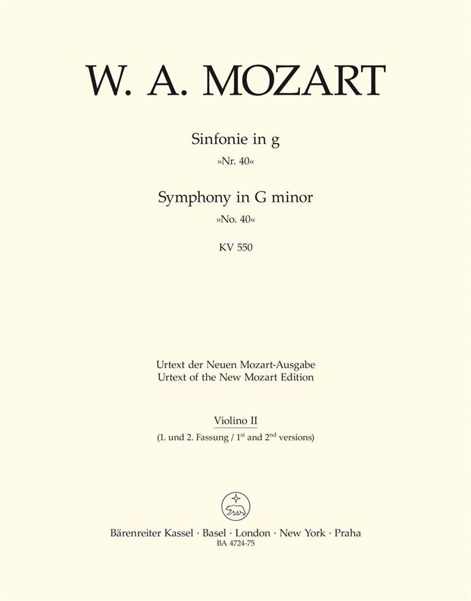 Symphony in G Minor No. 40