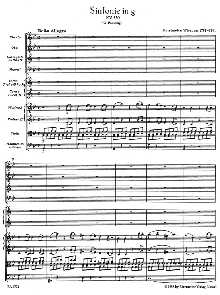Symphony in G Minor No. 40