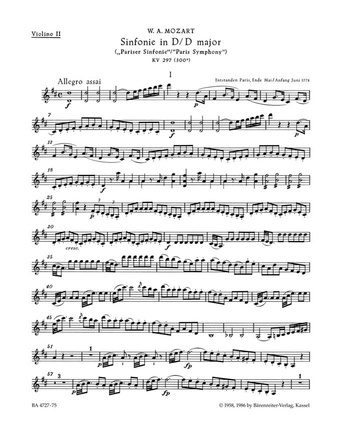 Symphony in D major No. 31