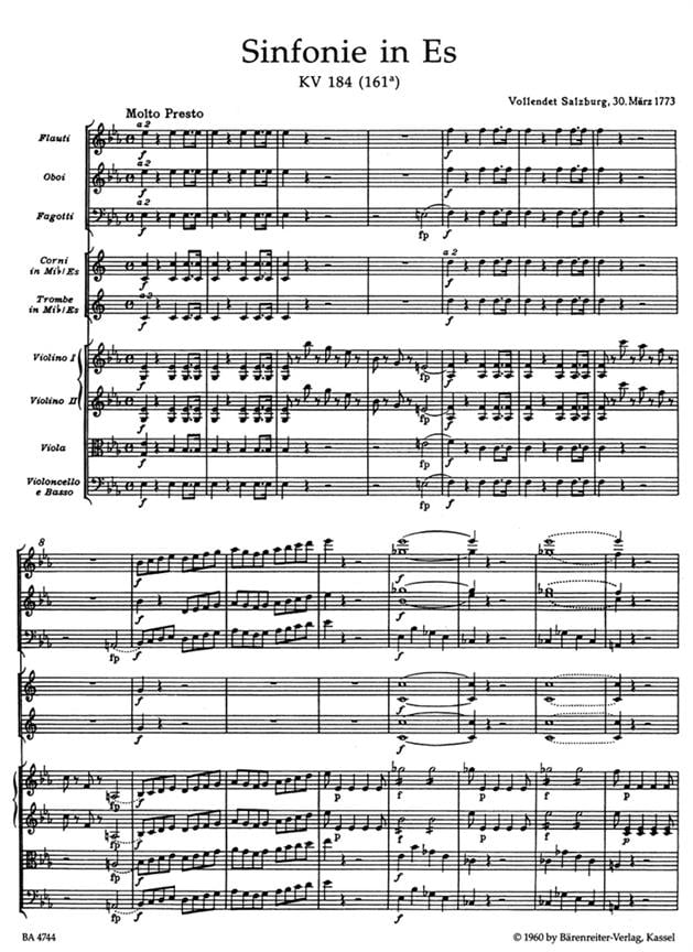 Symphony in Eb Major No. 26