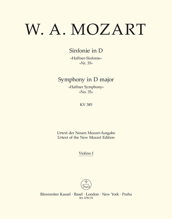 Symphony in D Major No. 35 'Haffner Symphony'