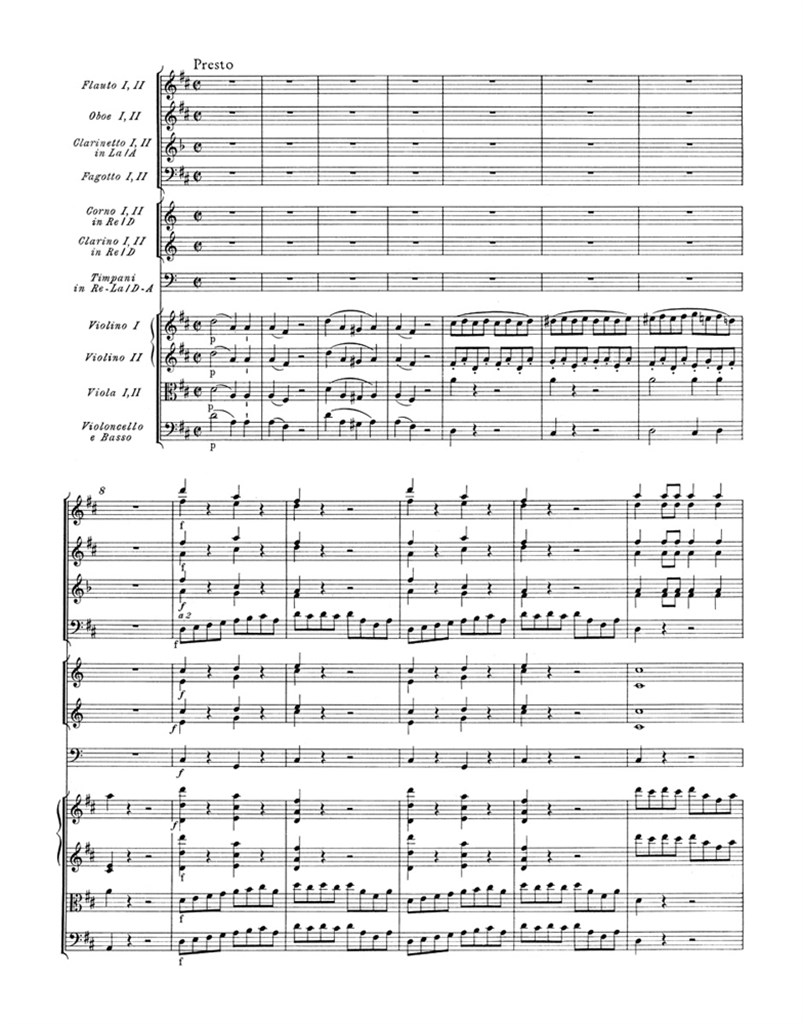 Symphony in D Major No. 35 'Haffner Symphony'