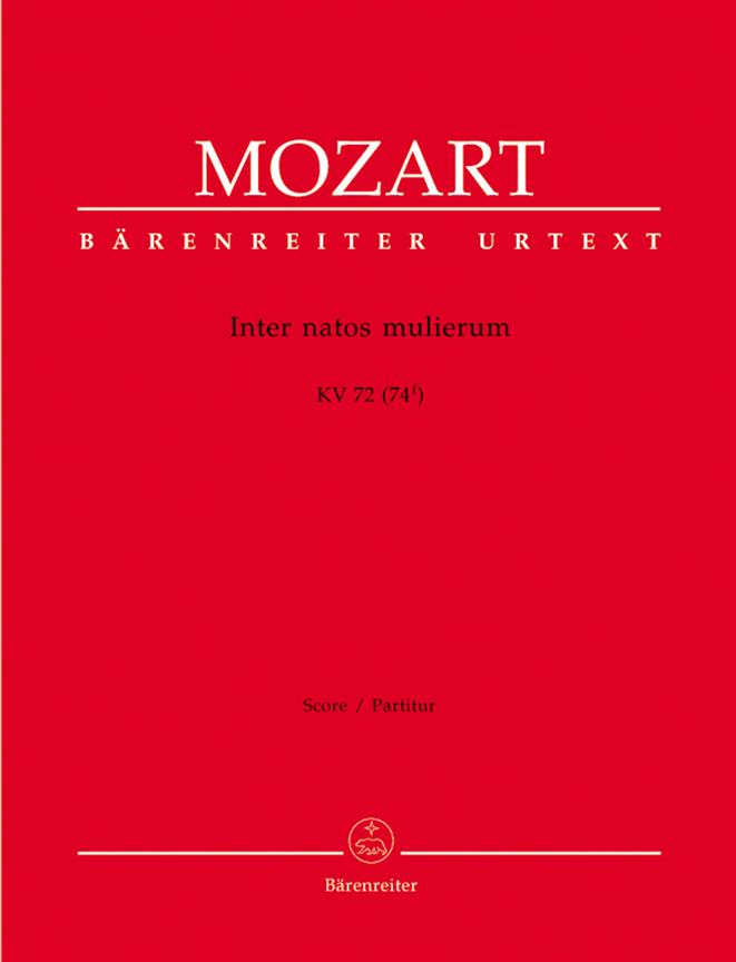 Inter natos mulierum KV 72 (74f)