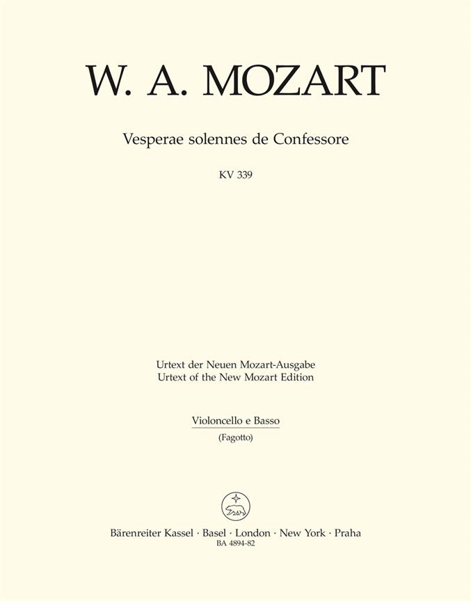 Vesperae solennes de Confessore