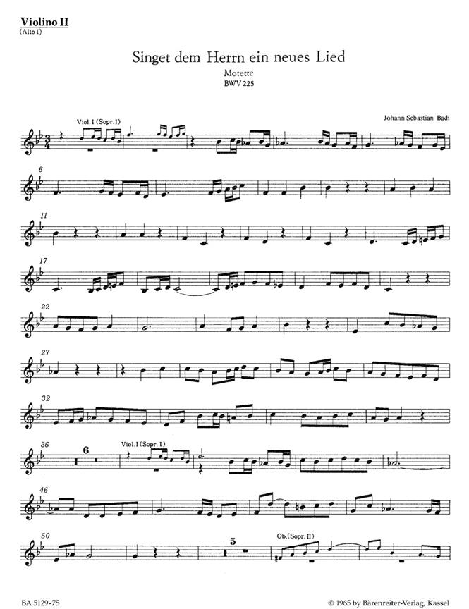 Singet dem Herrn ein neues Lied