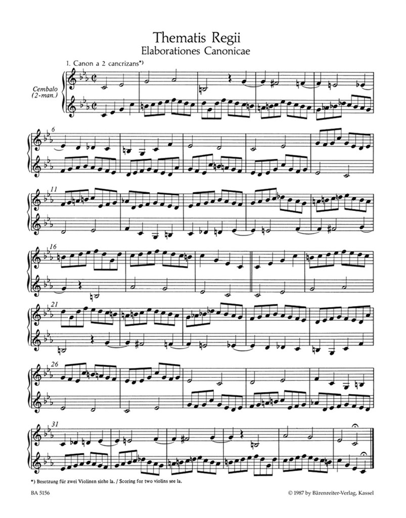 Musical Offering BWV 1079