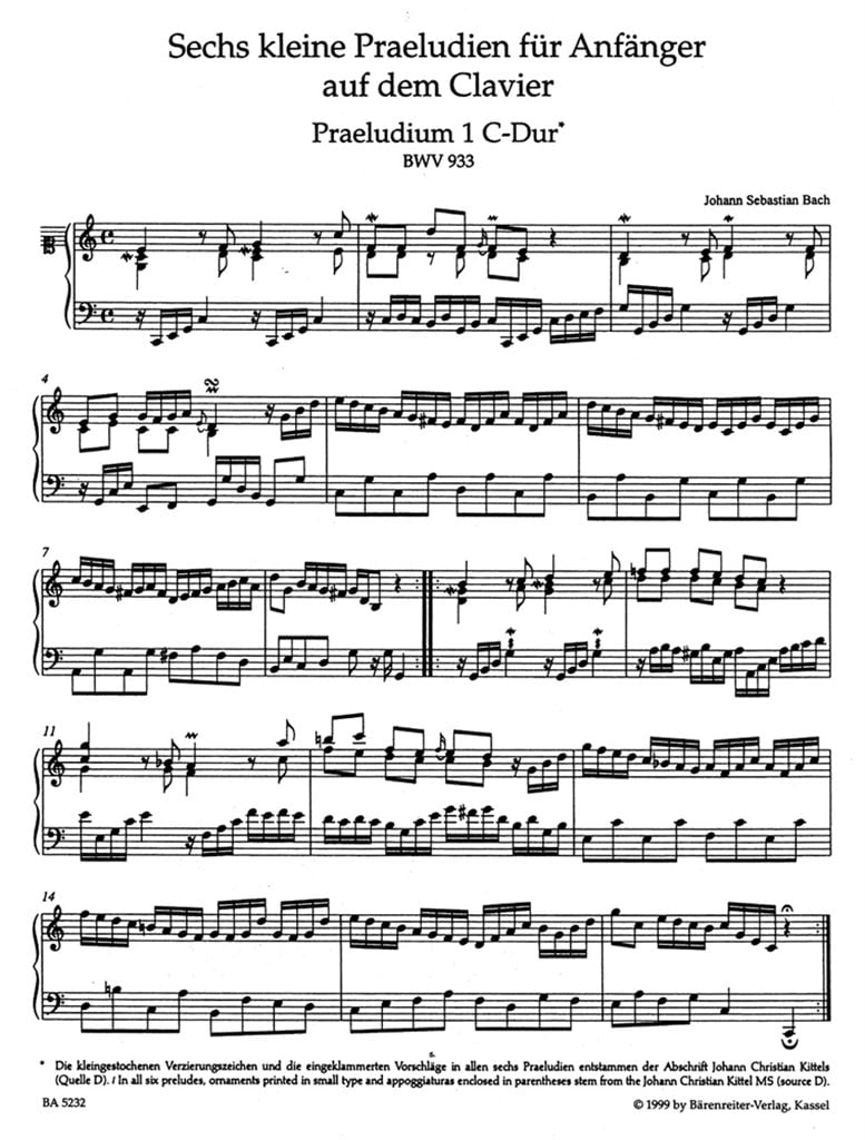 Klavierwerke 1 BWV917 918 921