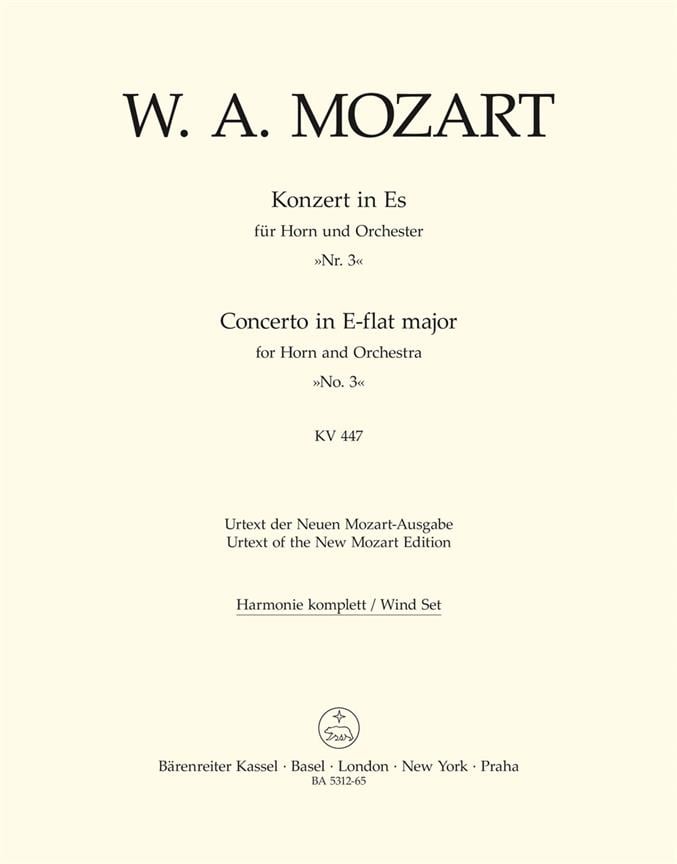 Horn Concerto 3 E flat K447