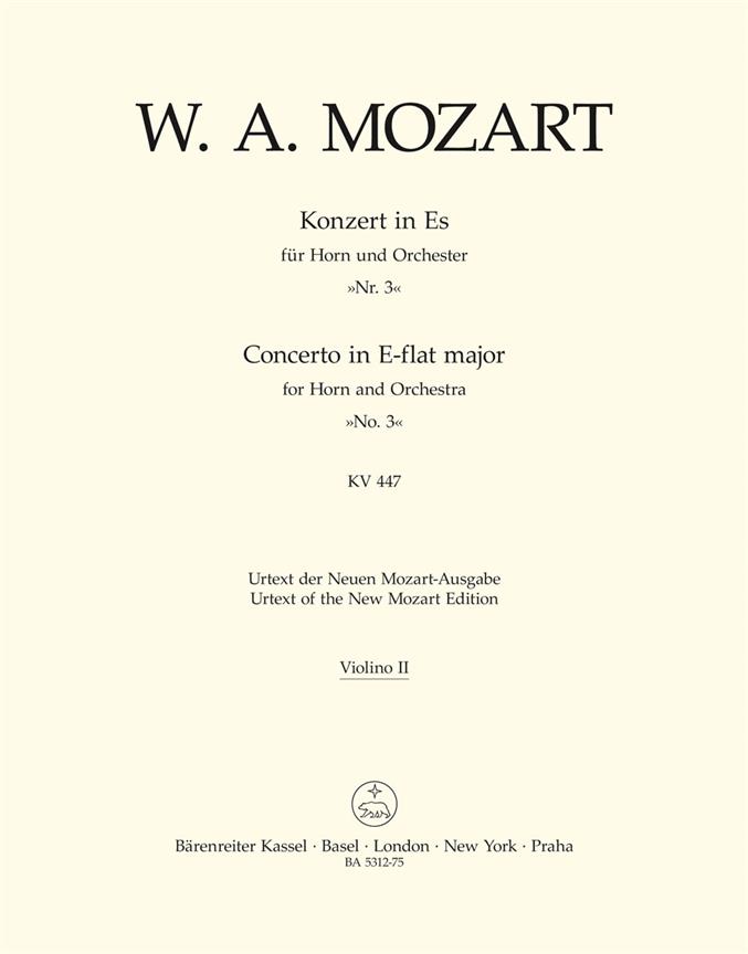 Horn Concerto 3 E flat K447