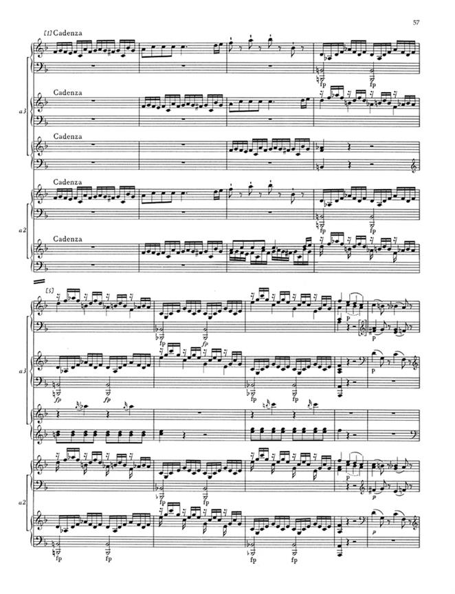 Piano Concerto 7 K242 Full score