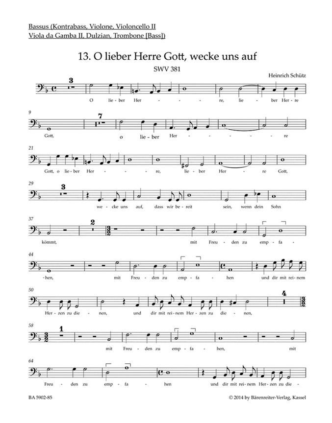 Sacred Choral Music SWV 381-397