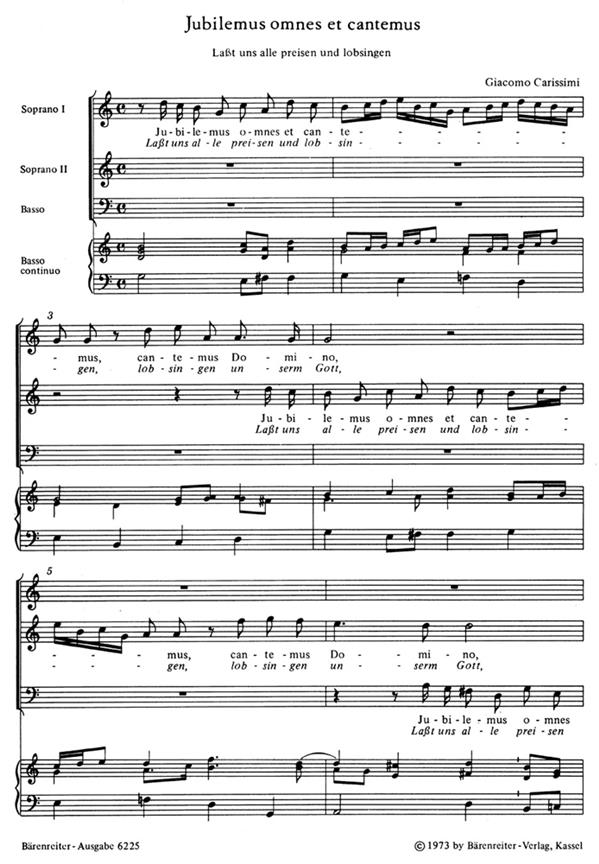 Jubilemus Omnes Full Score