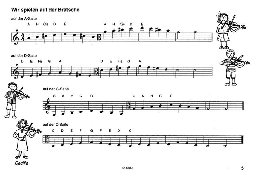 Gemeinsam von Anfang an. Violaschule, Band 1/2