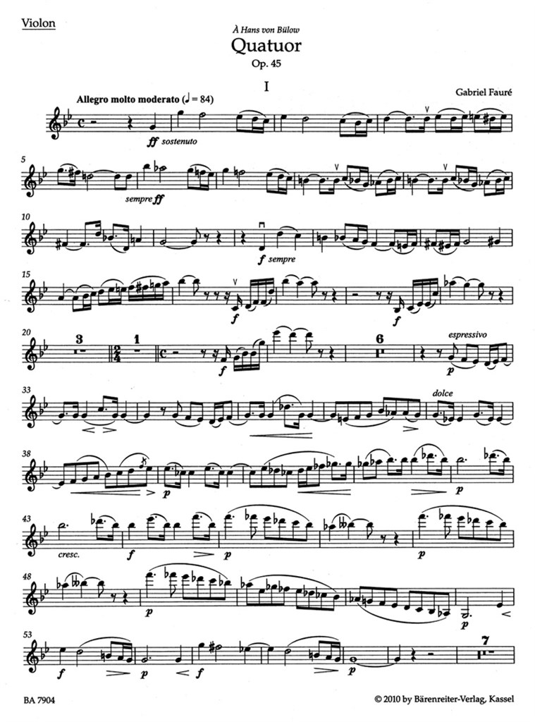Quartet G Op.45