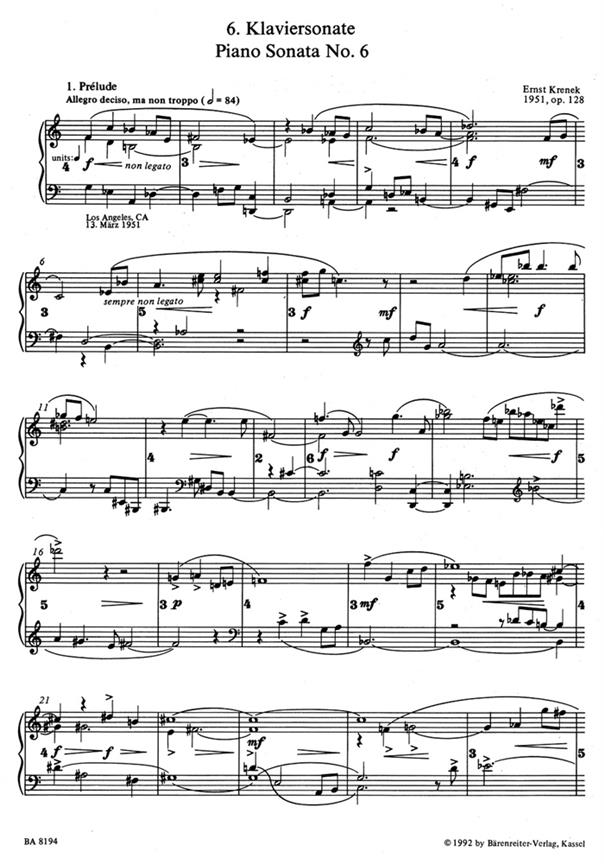 Sechste Klaviersonate