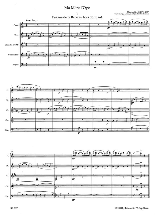 Ma Mere L'Oye Woodwind Quintet