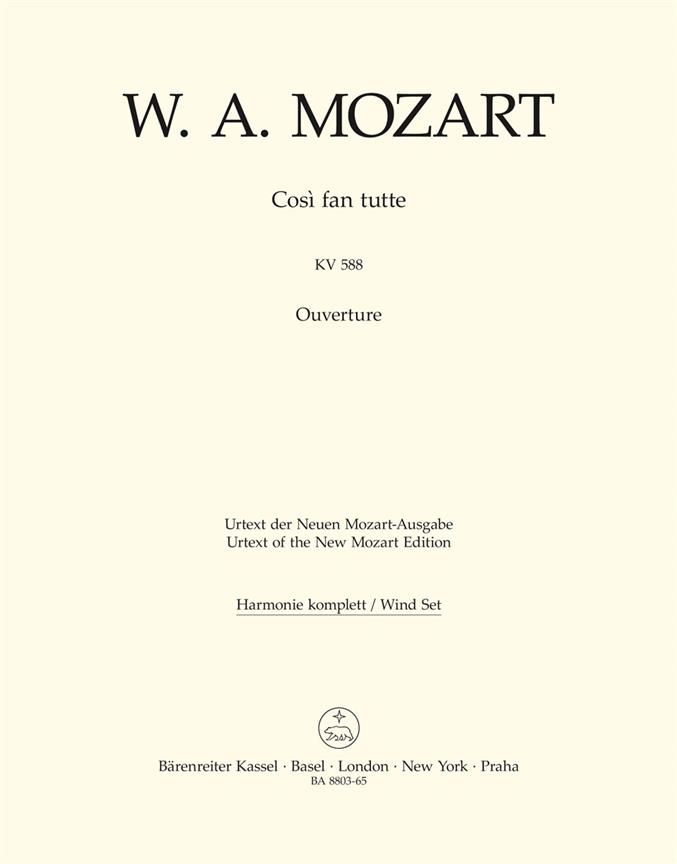 Ouverture zu Cosi fan tutte