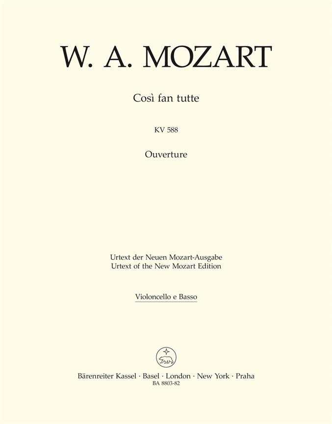 Ouverture zu Cosi fan tutte