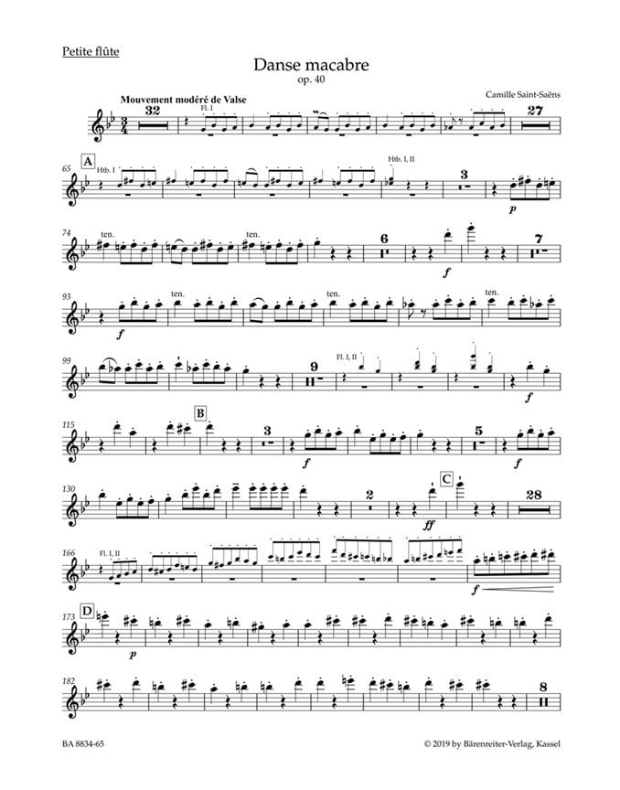 Danse macabre Op. 40 - Wind set