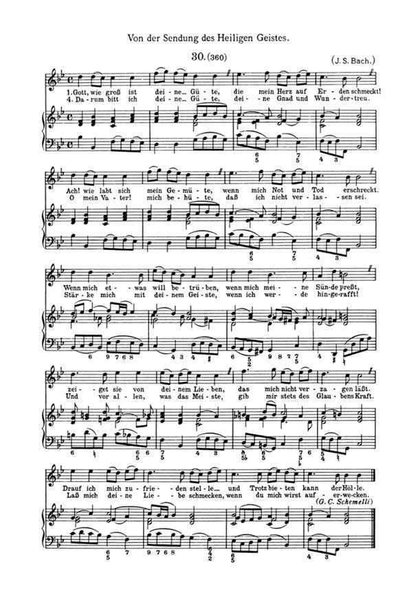 Schemelli Gesangbuch High Voice