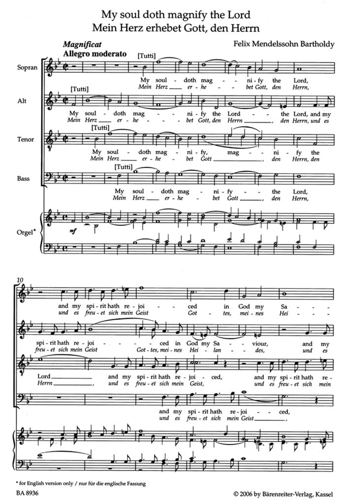My soul doth magnify the Lord