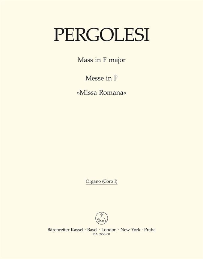 Mass in F major - Missa Romana